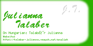 julianna talaber business card